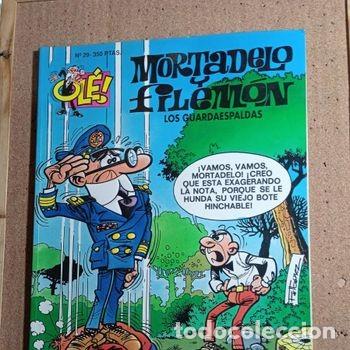 Tebeos: TEBEO DE OLE MORTADELO Y FILEMON EN LOS GUARDAESPALDAS DEL A&Ntilde;O 1993 N&ordm; 29