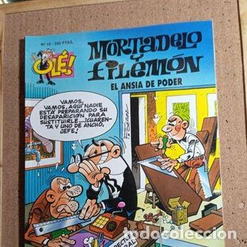 Tebeos: TEBEO DE OLE MORTADELO Y FILEMON EN EL ANSIA DE PODER DEL A&Ntilde;O 1993 N&ordm; 10