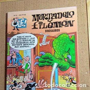 Tebeos: TEBEO DE OLE MORTADELO Y FILEMON EN DINOSAURIOS DEL A&Ntilde;O 1994 N&ordm; 81