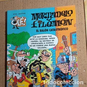 Tebeos: TEBEO DE OLE MORTADELO Y FILEMON EN EL BALON CATASTROFICO DEL A&Ntilde;O 1994 N&ordm; 63