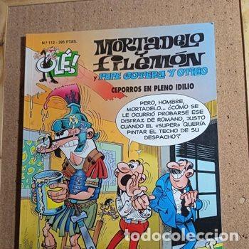 Tebeos: TEBEO DE OLE MORTADELO Y FILEMON Y PEPE GOTERA Y OTILIO EN CEPORROS EN PLENO IDILIO A&Ntilde;O 1995 N&ordm; 112