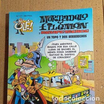 Tebeos: TEBEO DE OLE MORTADELO Y FILEMON Y ROMPETECHOS EN UN TIPO Y DOS BORREGOS DEL A&Ntilde;O 1995 N&ordm; 117