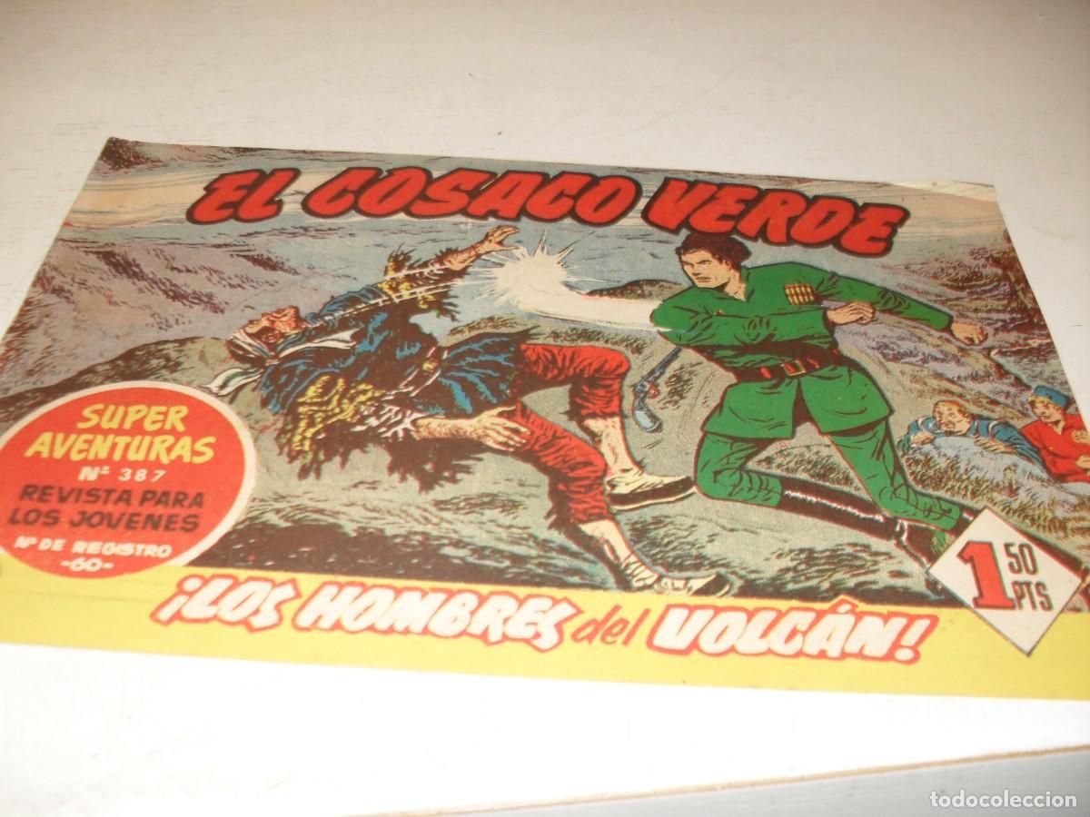 Tebeos: EL COSACO VERDE,ORIGINAL,N&ordm; 36,LOS HOMBRES DEL VOLCAN&iexcl;&iexcl;,DE VICTOR MORA,DE 144.BRUGUERA,1960