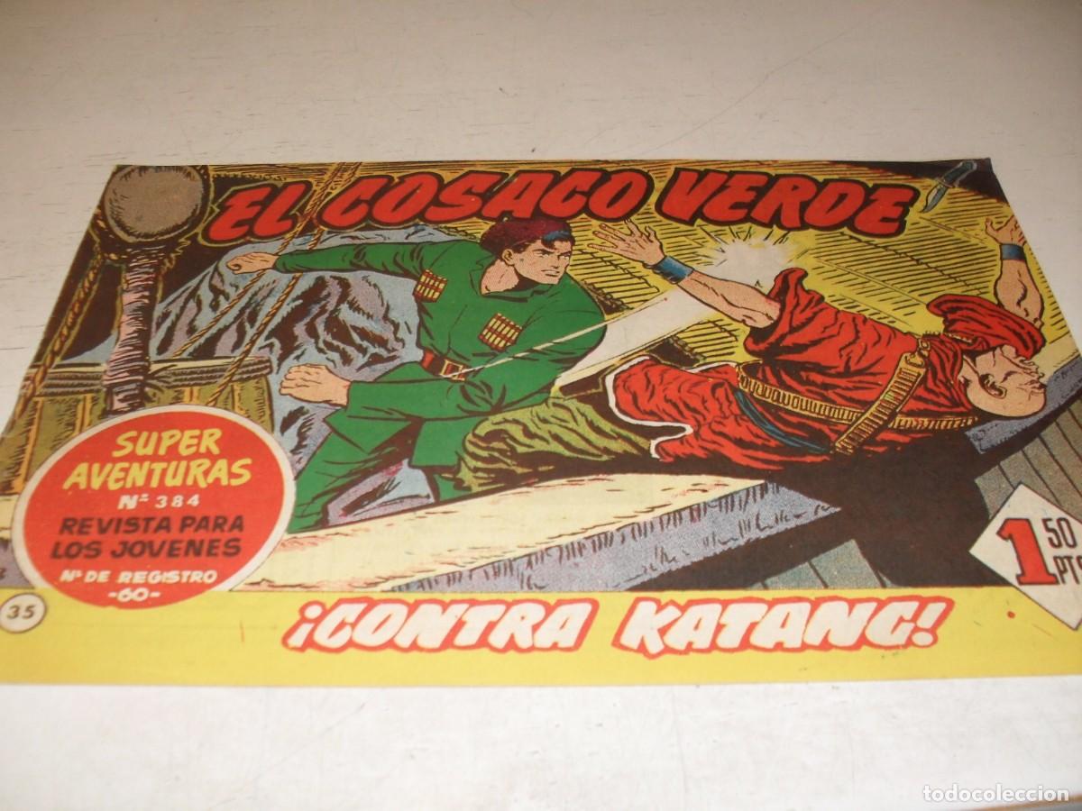 Tebeos: EL COSACO VERDE,ORIGINAL,N&ordm; 35,CONTRA KATANG&iexcl;&iexcl;,DE VICTOR MORA,DE 144.BRUGUERA,1960
