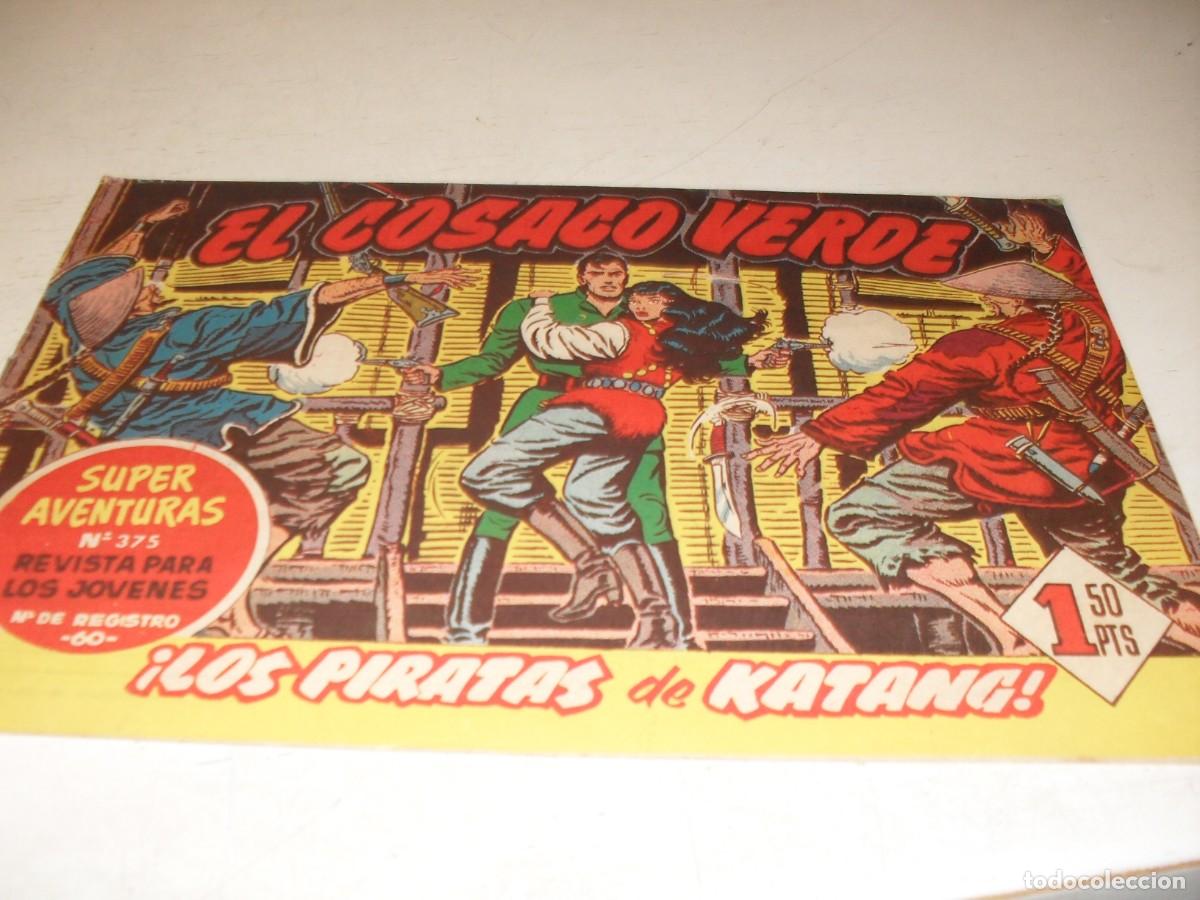 Tebeos: EL COSACO VERDE,ORIGINAL,N&ordm; 32,LOS PIRATAS DE KATANG&iexcl;&iexcl;,DE VICTOR MORA,DE 144.BRUGUERA,1960