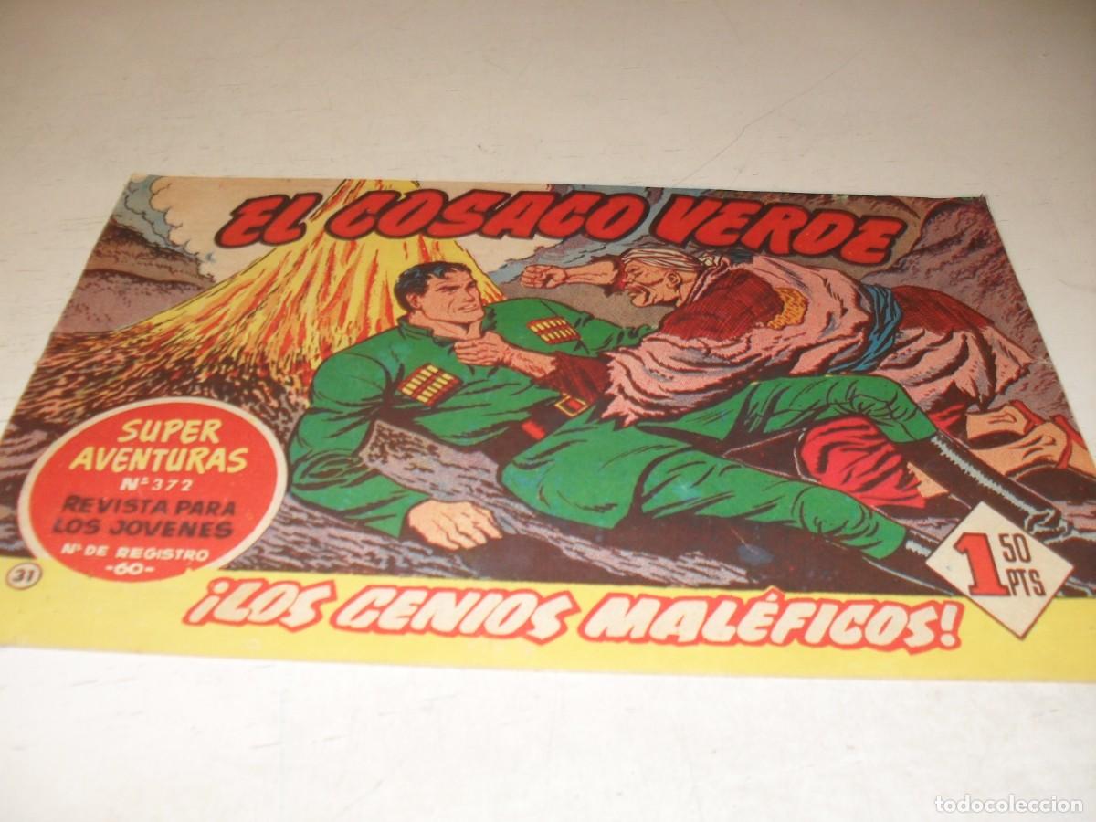 Tebeos: EL COSACO VERDE,ORIGINAL,N&ordm; 31,LOS GENIOS MALEFICOS&iexcl;&iexcl;,DE VICTOR MORA,DE 144.BRUGUERA,1960