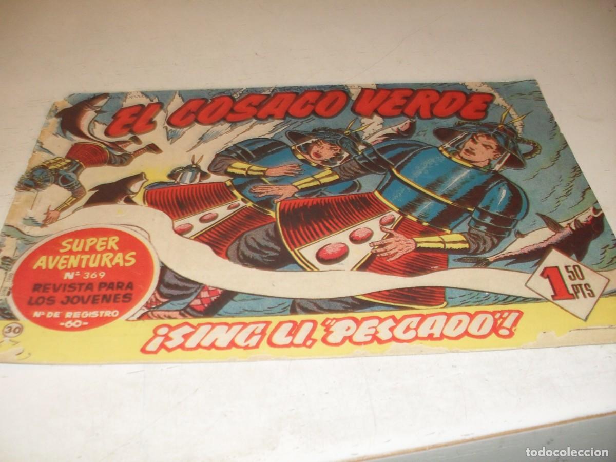Tebeos: EL COSACO VERDE,ORIGINAL,N&ordm; 30,SING LI,PESCADO&iexcl;&iexcl;,DE VICTOR MORA,DE 144.BRUGUERA,1960