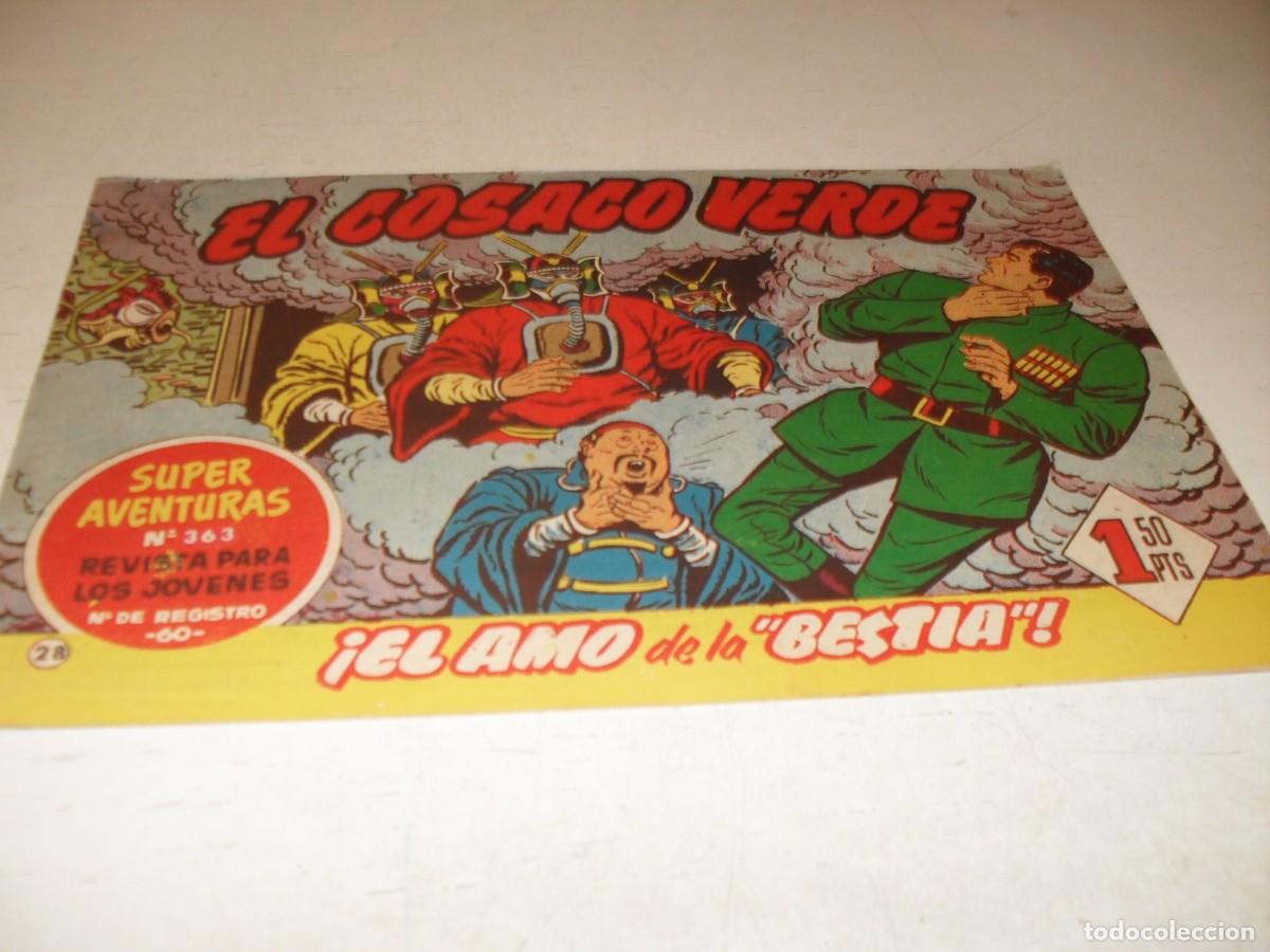 Tebeos: EL COSACO VERDE,ORIGINAL,N&ordm; 28,EL AMO DE LA BESTIA&iexcl;&iexcl;,DE VICTOR MORA,DE 144.BRUGUERA,1960