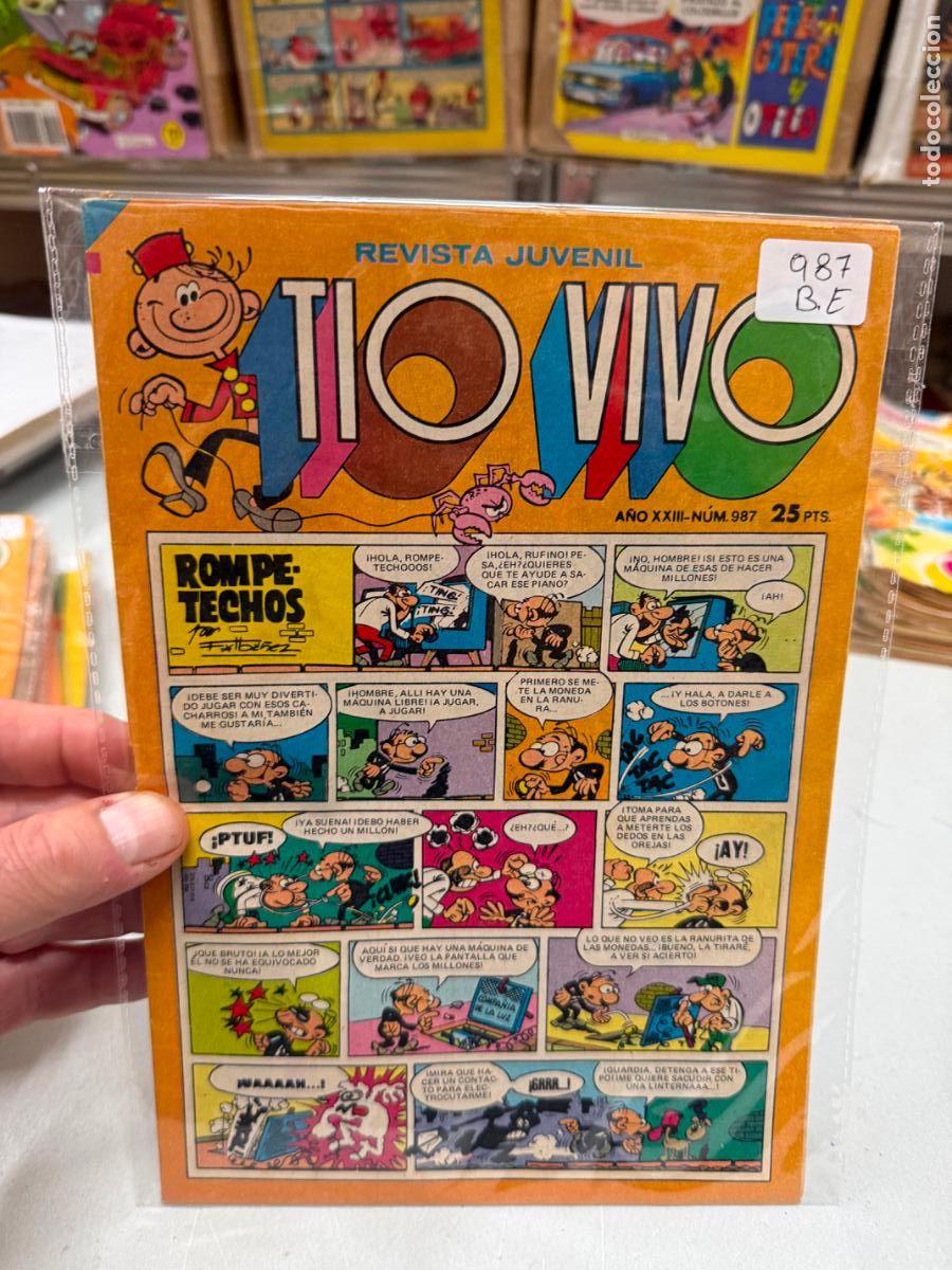 Tebeos: TIO VIVO EDITORIAL BRUGUERA NUMERO 987