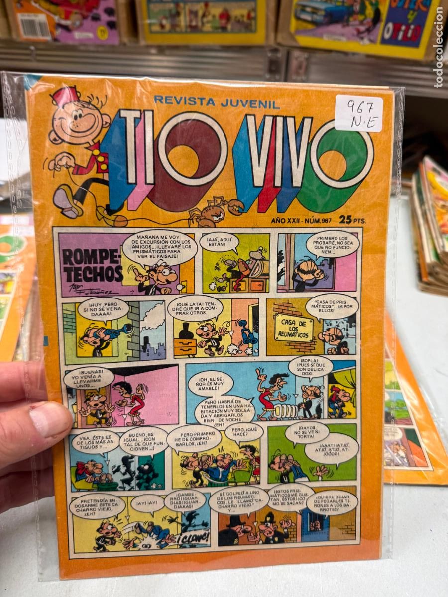 Tebeos: TIO VIVO EDITORIAL BRUGUERA NUMERO 967