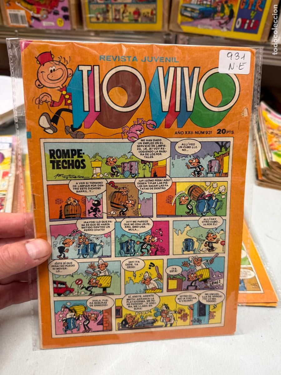 Tebeos: TIO VIVO EDITORIAL BRUGUERA NUMERO 931