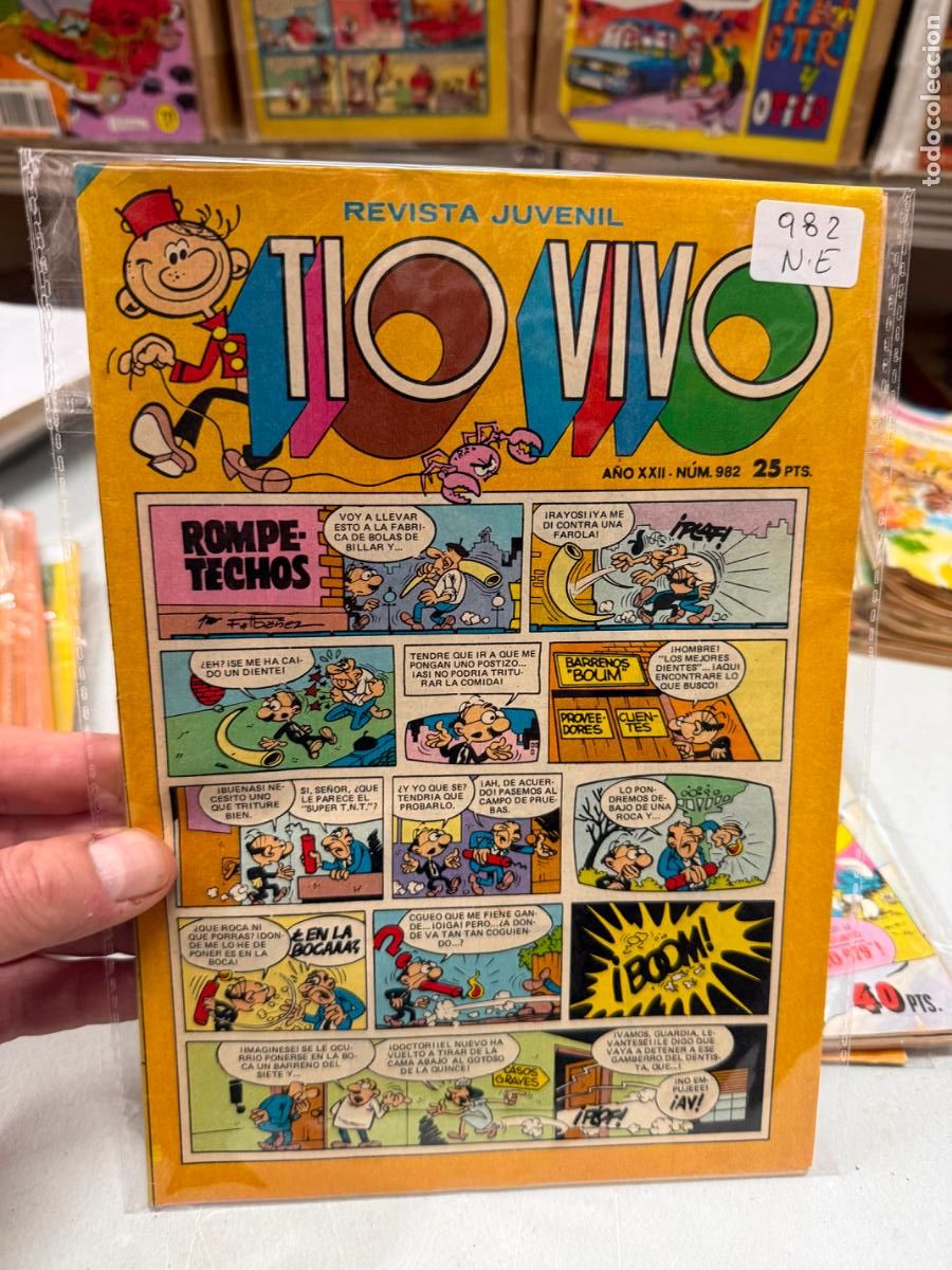 Tebeos: TIO VIVO EDITORIAL BRUGUERA NUMERO 982