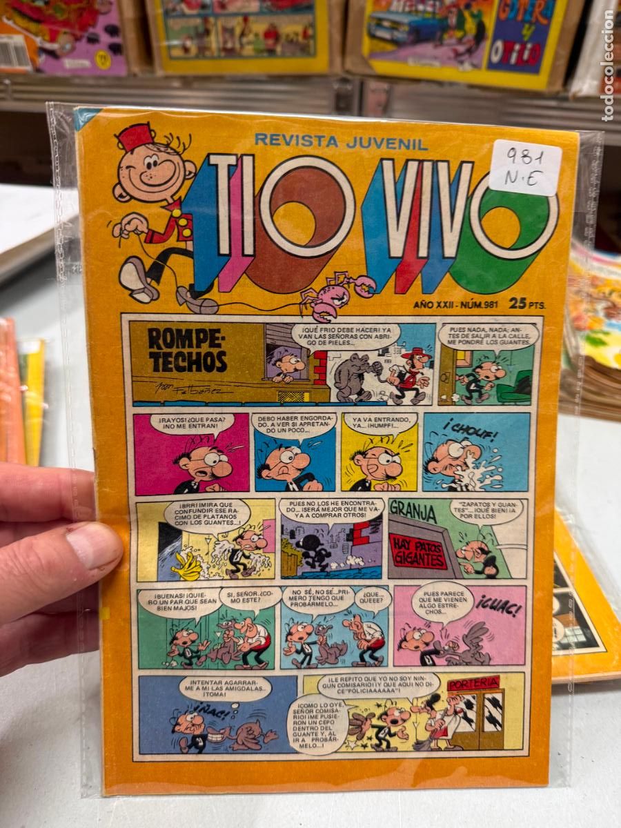 Tebeos: TIO VIVO EDITORIAL BRUGUERA NUMERO 981