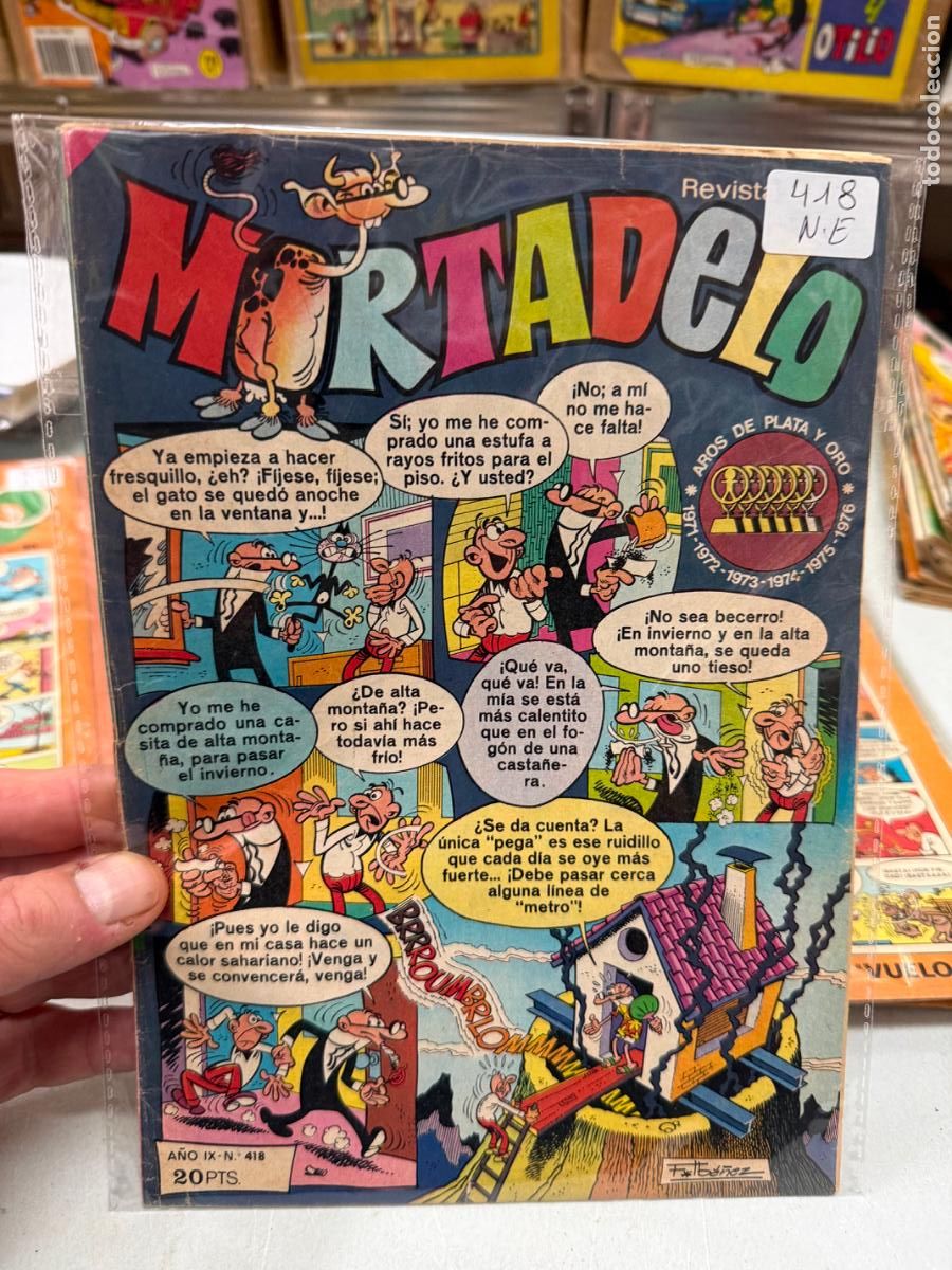 Tebeos: MORTADELO EDITORIAL BRUGUERA NUMERO 418