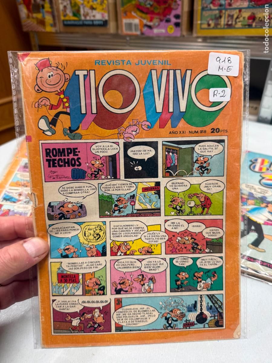 Tebeos: TIO VIVO EDITORIAL BRUGUERA NUMERO 918