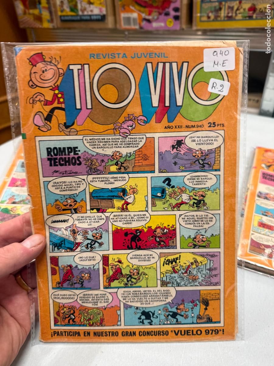 Tebeos: TIO VIVO EDITORIAL BRUGUERA NUMERO 940