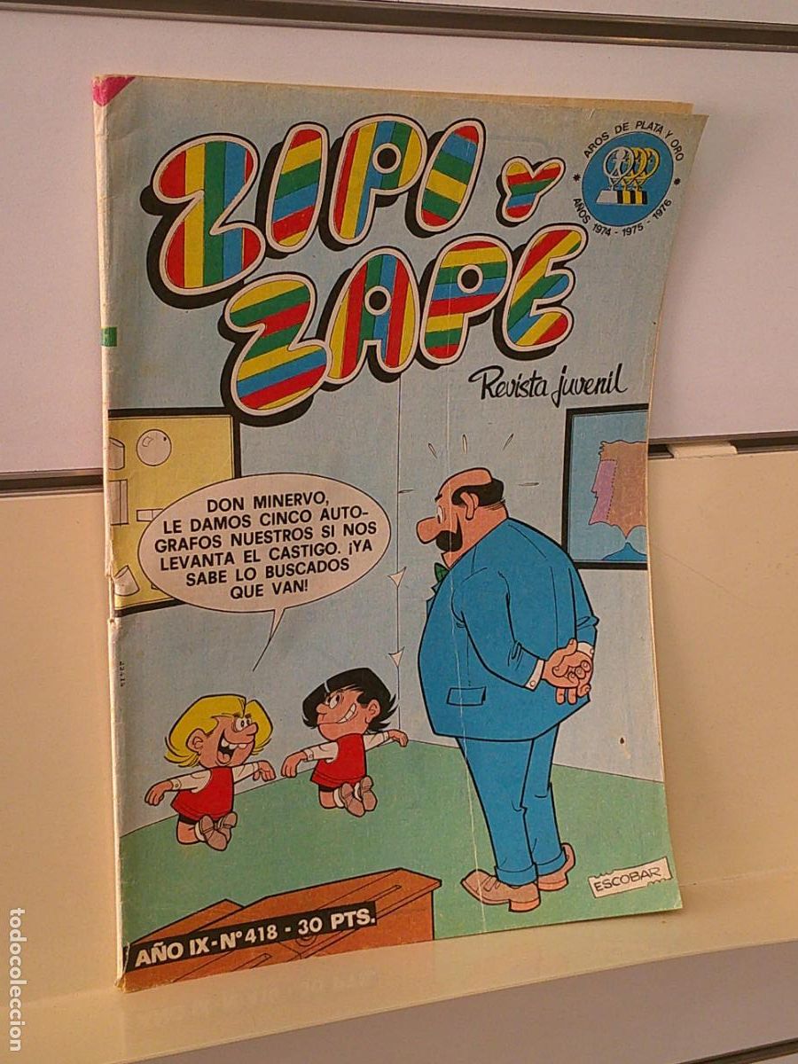 Tebeos: ZIPI Y ZAPE N&ordm; 418 - BRUGERA