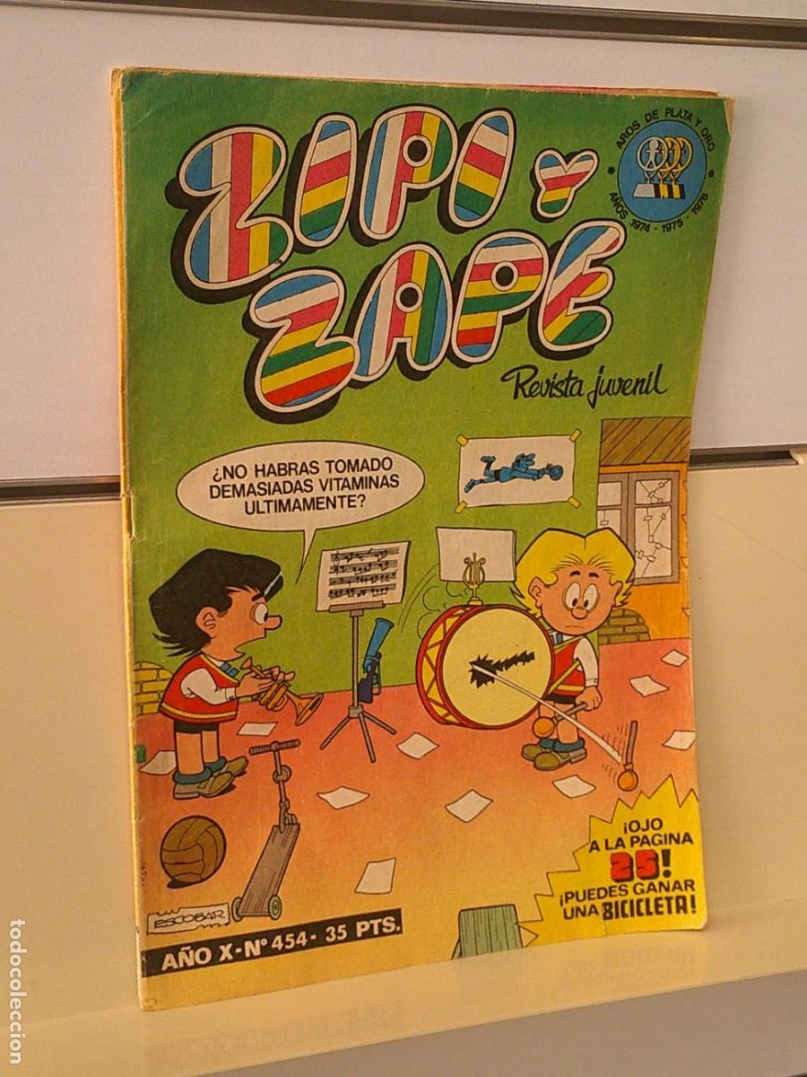Tebeos: ZIPI Y ZAPE N&ordm; 454 - BRUGUERA