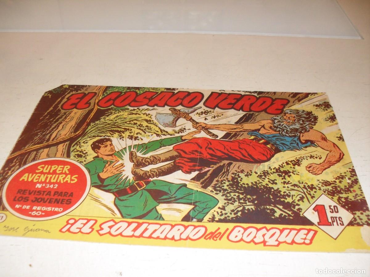 Tebeos: EL COSACO VERDE,ORIGINAL,N&ordm; 21,EL SOLITARIO DEL BOSQUE&iexcl;&iexcl;,DE VICTOR MORA,DE 144.BRUGUERA,1960