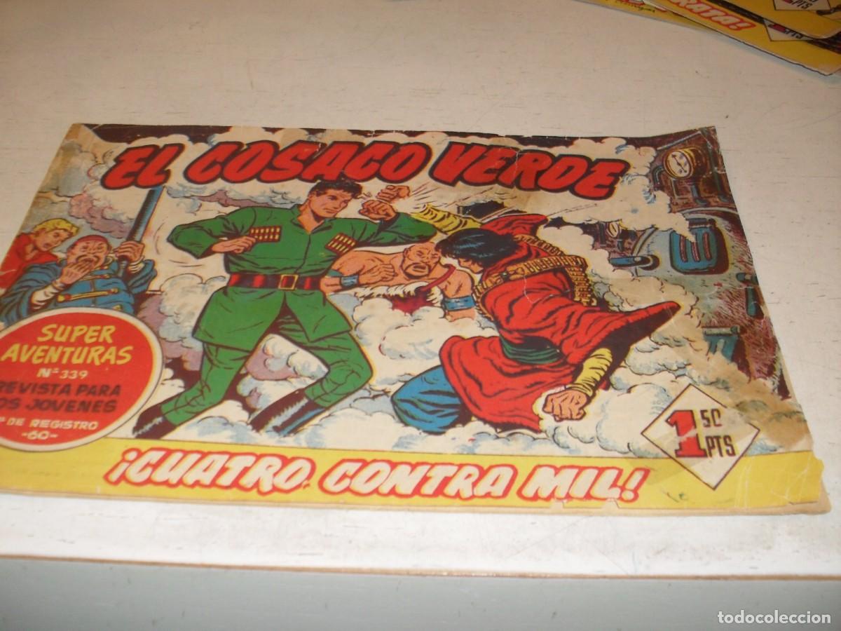Tebeos: EL COSACO VERDE,ORIGINAL,N&ordm; 20,CUATRO CONTRA MIL&iexcl;&iexcl;,DE VICTOR MORA,DE 144.BRUGUERA,1960