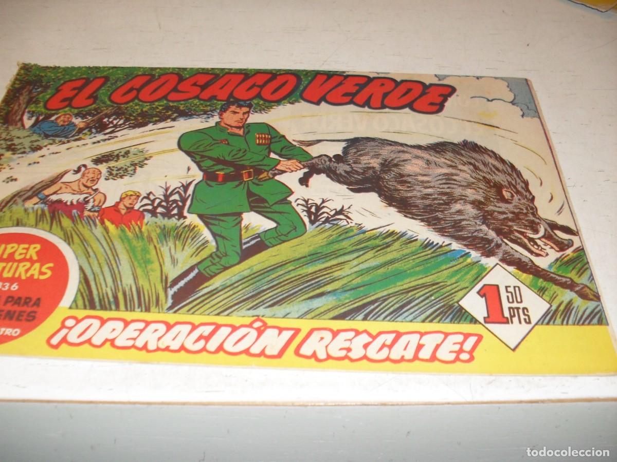 Tebeos: EL COSACO VERDE,ORIGINAL,N&ordm; 19,OPERACION RESCATE&iexcl;&iexcl;,DE VICTOR MORA,DE 144.BRUGUERA,1960