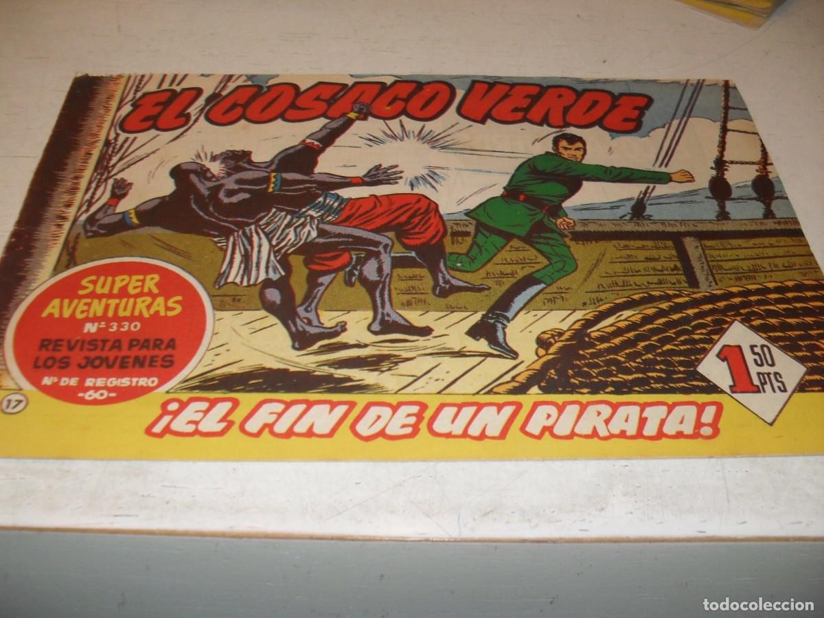 Tebeos: EL COSACO VERDE,ORIGINAL,N&ordm; 17,EL FIN DE UN PIRATA&iexcl;&iexcl;,DE VICTOR MORA,DE 144.BRUGUERA,1960
