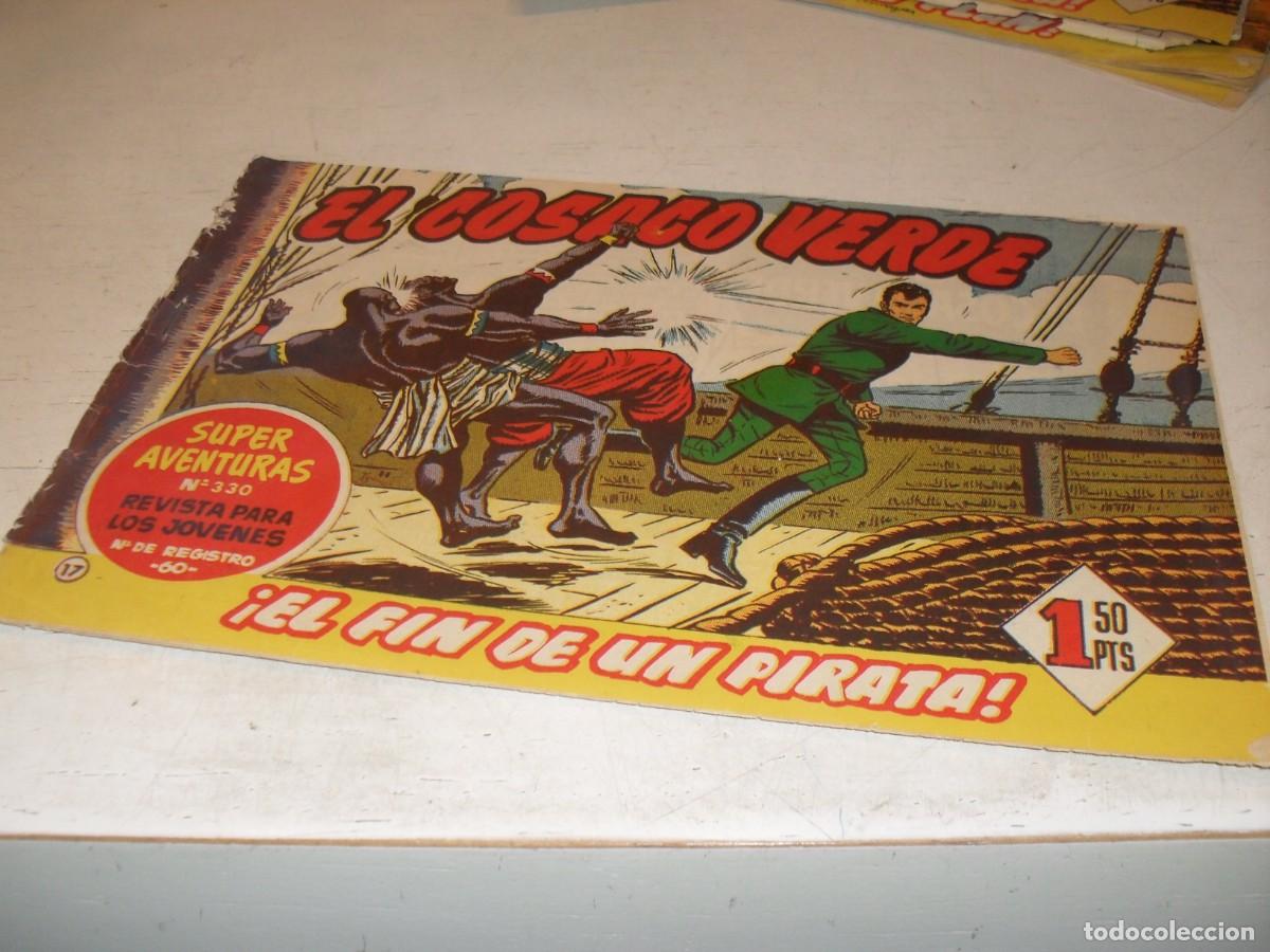 Tebeos: EL COSACO VERDE,ORIGINAL,N&ordm; 17,EL FIN DE UN PIRATA&iexcl;&iexcl;,DE VICTOR MORA,DE 144.BRUGUERA,1960