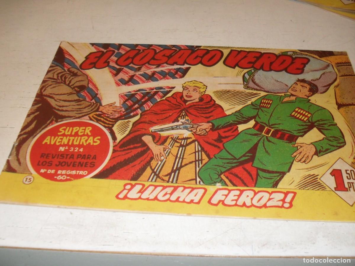 Tebeos: EL COSACO VERDE,ORIGINAL,N&ordm; 15,LUCHA FEROZ&iexcl;&iexcl;,DE VICTOR MORA,DE 144.BRUGUERA,1960