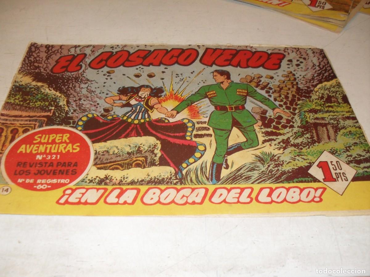 Tebeos: EL COSACO VERDE,ORIGINAL,N&ordm; 14,EN LA BOCA DEL LOBO&iexcl;&iexcl;,DE VICTOR MORA,DE 144.BRUGUERA,1960
