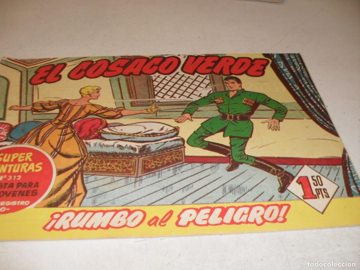 Tebeos: EL COSACO VERDE,ORIGINAL,N&ordm; 11,RUMBO AL PELIGRO&iexcl;&iexcl;,DE VICTOR MORA,DE 144.BRUGUERA,1960