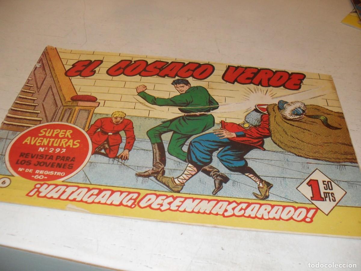 Tebeos: EL COSACO VERDE,ORIGINAL,6,PRIMEROS N&ordm;,YATAGANG,DESEBNASCARADO&iexcl;&iexcl;,DE VICTOR MORA,DE 144.BRUGUERA,1960