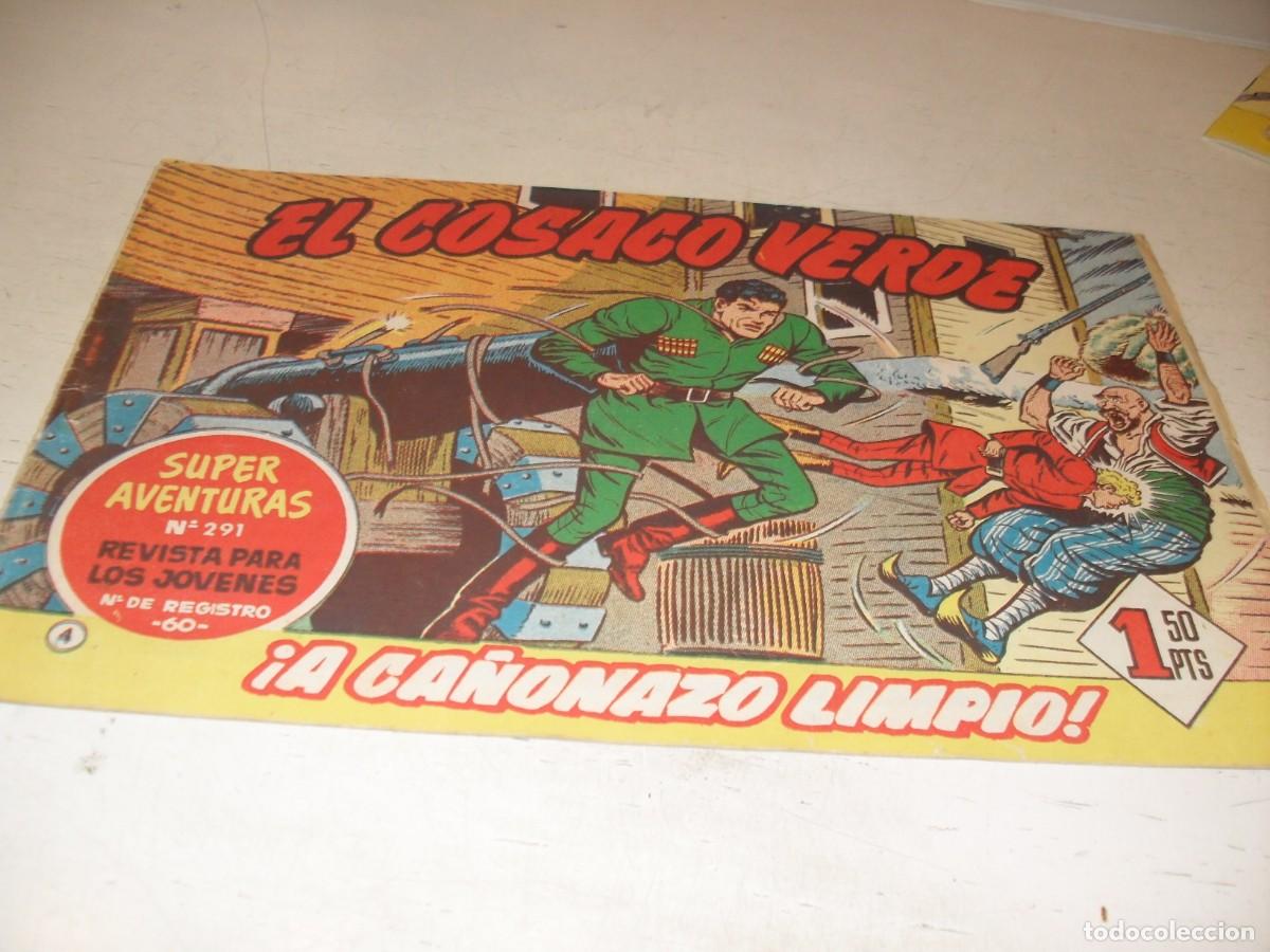 Tebeos: EL COSACO VERDE,ORIGINAL,4,PRIMEROS N&ordm;,A CA&Ntilde;ONAZO LIMPIO&iexcl;&iexcl;,DE VICTOR MORA,DE 144.BRUGUERA,1960