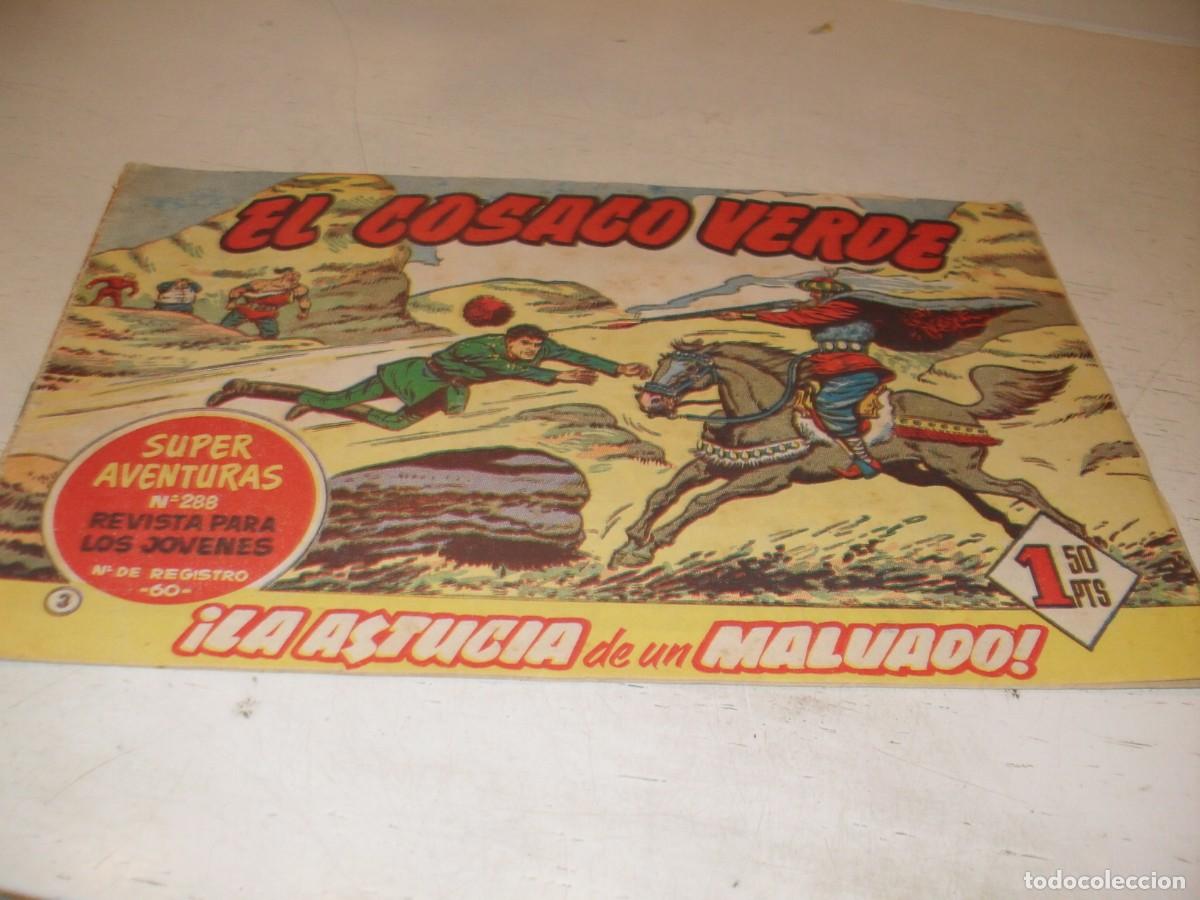 Tebeos: EL COSACO VERDE,ORIGINAL,3,PRIMEROS N&ordm;,LA ASTUCIA DE UN MALVADO&iexcl;,DE VICTOR MORA,DE 144.BRUGUERA,1960