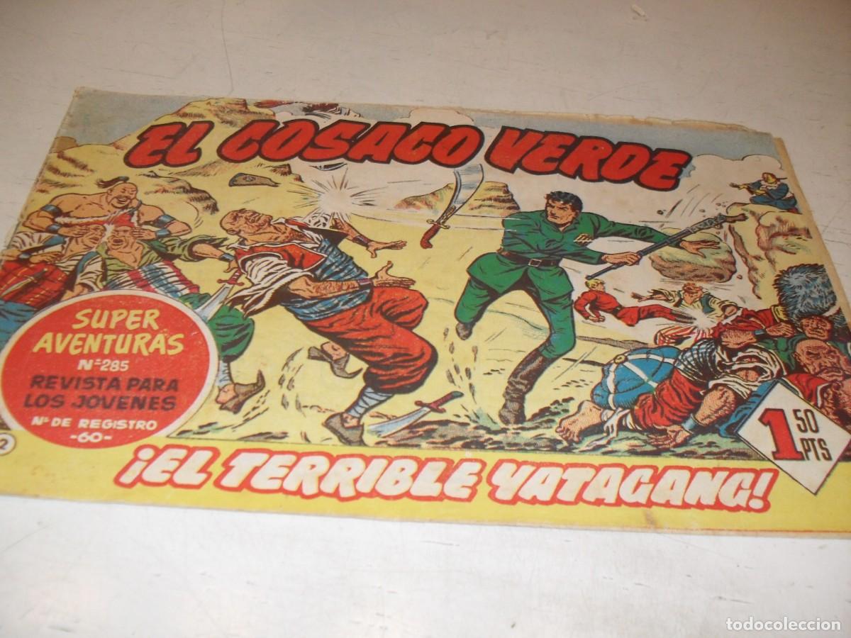 Tebeos: EL COSACO VERDE,ORIGINAL,2,PRIMEROS N&ordm;,EL TERRIBLE YATAGANG&iexcl;,DE VICTOR MORA,DE 144.BRUGUERA,1960