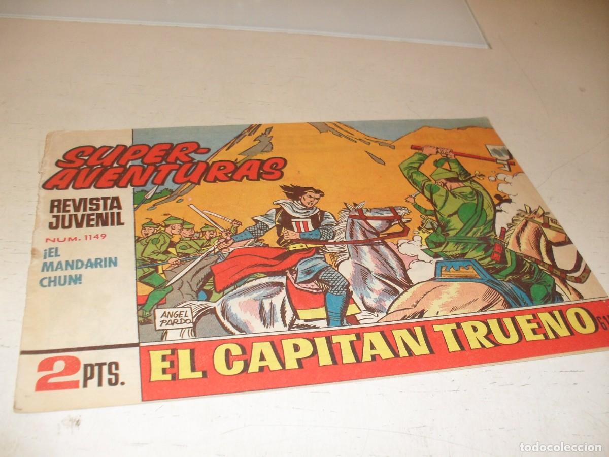 Tebeos: EL CAPITAN TRUENO 615,ULTIMOS N&ordm;,ORIGINAL,EL MANDARIN CHUM&iexcl;&iexcl;,DE 618.BRUGUERA,1956