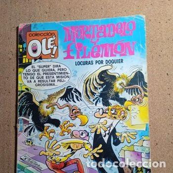 Tebeos: TEBEO DE OLE MORTADELO Y FILEMON EN LOCURAS POR DOQUIER DEL A&Ntilde;O 1985 N&ordm; 155