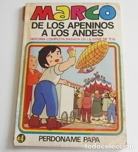 Tebeos: MARCO DE LOS APENINOS A LOS ANDES C&Oacute;MIC PERD&Oacute;NAME PAP&Aacute; BAS. EN SERIE DE DIBUJOS TV BRUGUERA N 4 1977