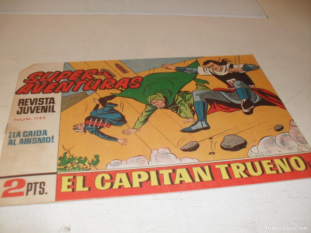 Tebeos: EL CAPITAN TRUENO,(ORIGINAL) 611,ULTIMOS N&ordm;,,LA CAIDA DEL ABISMO&iexcl;&iexcl;,DE 618.BRUGUERA,1956