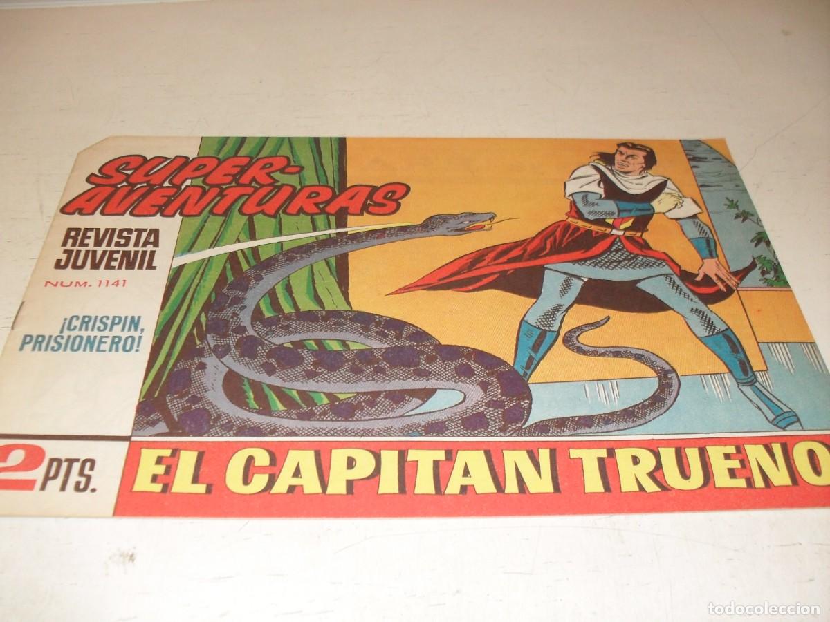 Tebeos: EL CAPITAN TRUENO,(ORIGINAL) 607,ULTIMOS N&ordm;,CRISPIN PRISIONERO&iexcl;&iexcl;,DE 618.BRUGUERA,1956