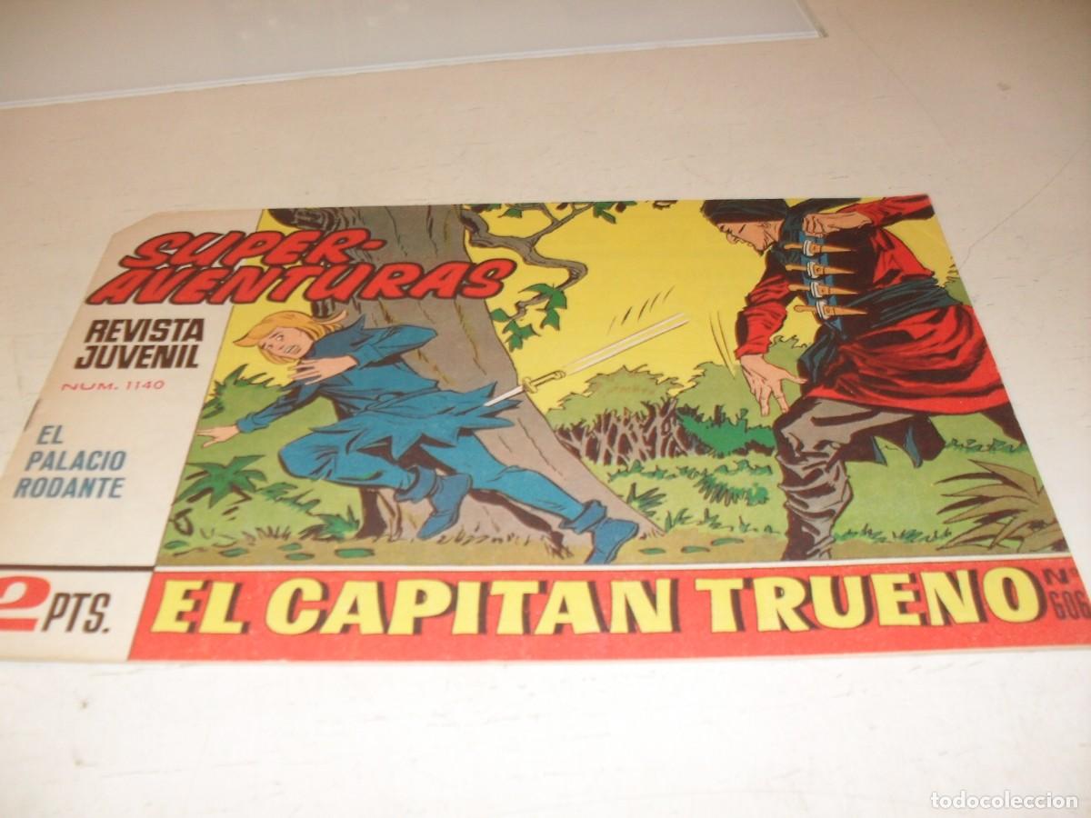 Tebeos: EL CAPITAN TRUENO,(ORIGINAL) 606,ULTIMOS N&ordm;,EL PALACIO RODANTE&iexcl;&iexcl;,DE 618.BRUGUERA,1956