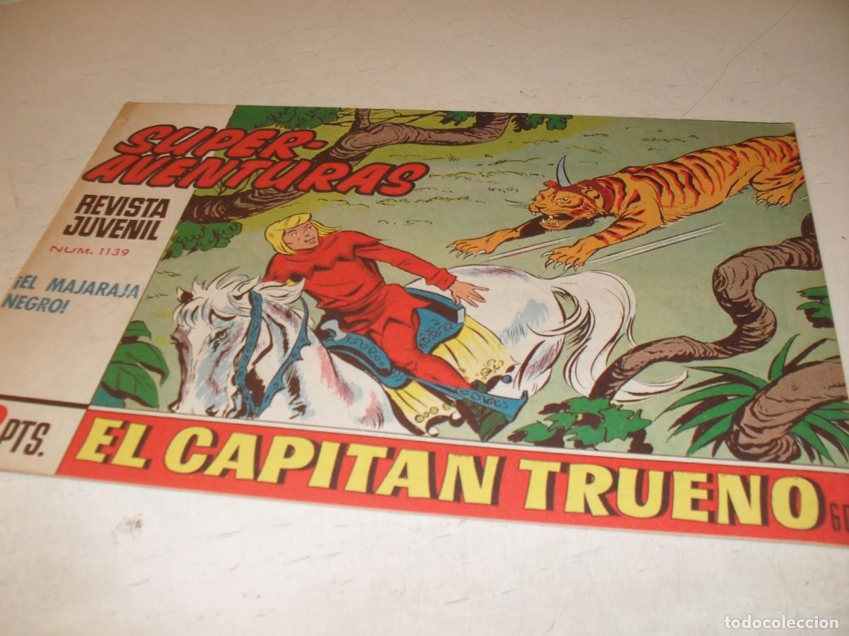 Tebeos: EL CAPITAN TRUENO,(ORIGINAL) 605,ULTIMOS N&ordm;,EL MAJARAJA NEGRO&iexcl;&iexcl;,DE 618.BRUGUERA,1956
