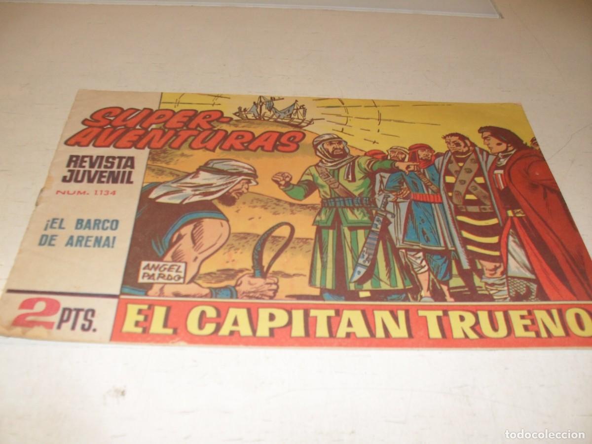 Tebeos: EL CAPITAN TRUENO,(ORIGINAL) 600,ULTIMOS N&ordm;,EL BARCO DE ARENA&iexcl;&iexcl;,DE 618.BRUGUERA,1956