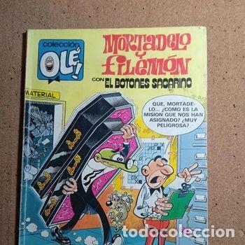 Tebeos: TEBEO DE OLE MORTADELO Y FILEMON CON EL BOTONES SACARINO DEL A&Ntilde;O 1987 N&ordm; 257 - M. 46