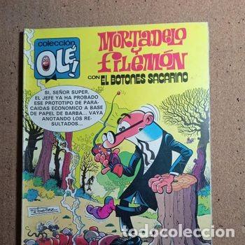 Tebeos: TEBEO DE OLE MORTADELO Y FILEMON CON EL BOTONES SACARINO DEL A&Ntilde;O 1987 N&ordm; 233 - M. 28