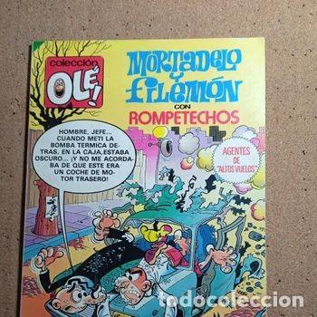 Tebeos: TEBEO DE OLE MORTADELO Y FILEMON CON ROMPETECHOS EN AGENTES DE ALTOS VUELOS DEL A&Ntilde;O 1980 N&ordm; 206