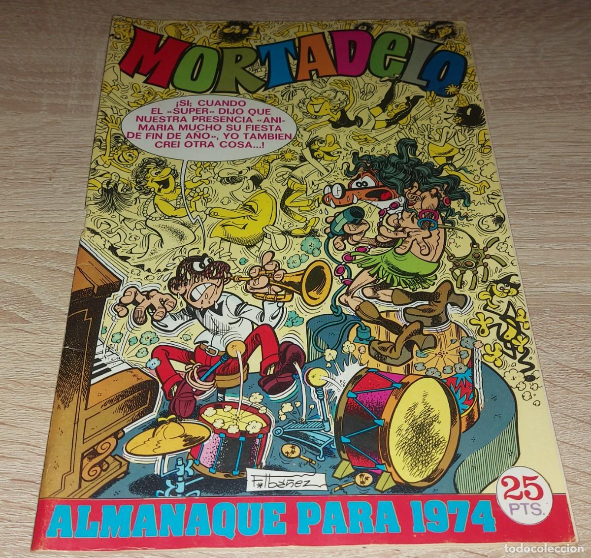 Tebeos: MORTADELO ALMANAQUE 1974 BRUGUERA
