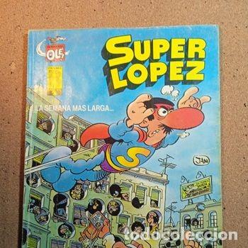 Tebeos: TEBEO DE OLE SUPER LOPEZ EN LA SEMANA MAS LARGA DEL A&Ntilde;O 1987 N&ordm; SL.6