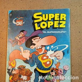 Tebeos: TEBEO DE OLE SUPER LOPEZ EN EL SUPERGRUPO DEL A&Ntilde;O 1986 N&ordm; 2