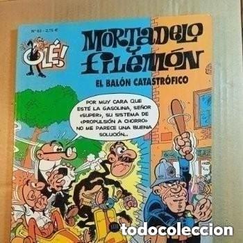 Tebeos: TEBEO DE OLE MORTADELO Y FILEMON EN EL BALON CATASTROFICO DEL A&Ntilde;O 2002 N&ordm; 63