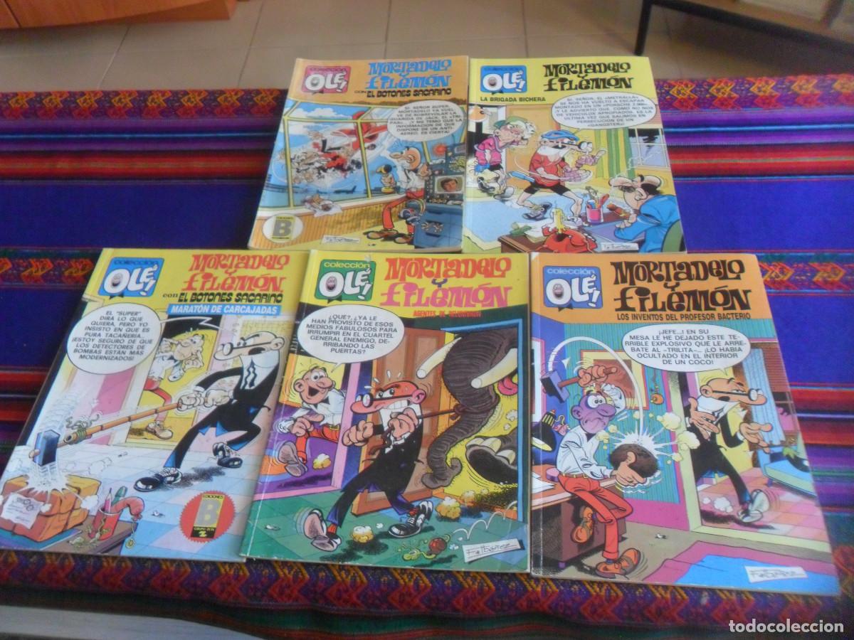 Tebeos: OL&Eacute; MORTADELO M.249 98, 108 M.168, M.226 186, M.272 219, 256-M 45. EDICIONES B